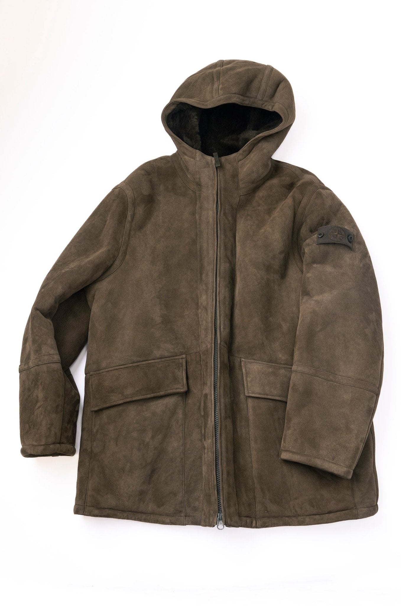 002F9 SUEDE SHEEPSKIN STONE ISLAND GHOST - supergl0rious