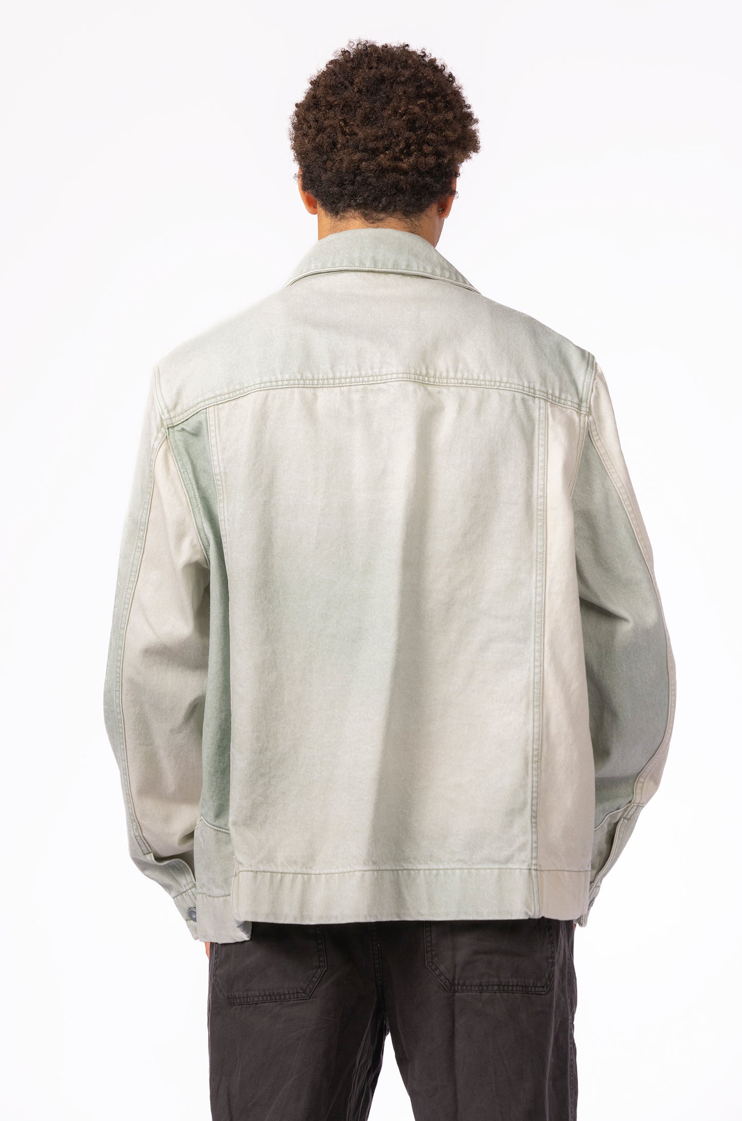 OBJECTS IV LIFE Logo Embroidered Denim Jacket