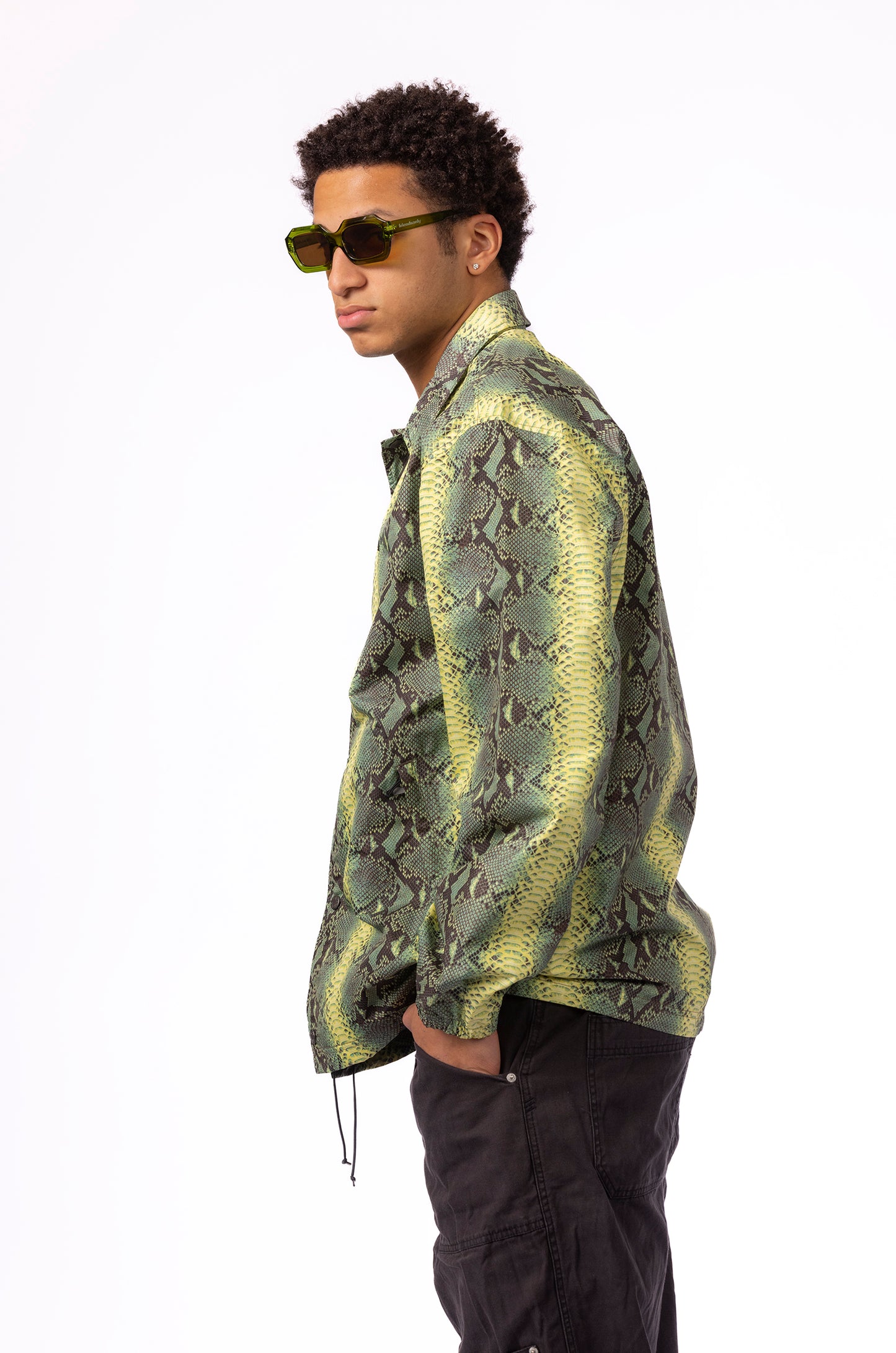 Supreme x The North Face Snakeskin Taped Seam Coaches Jacket – SS18
