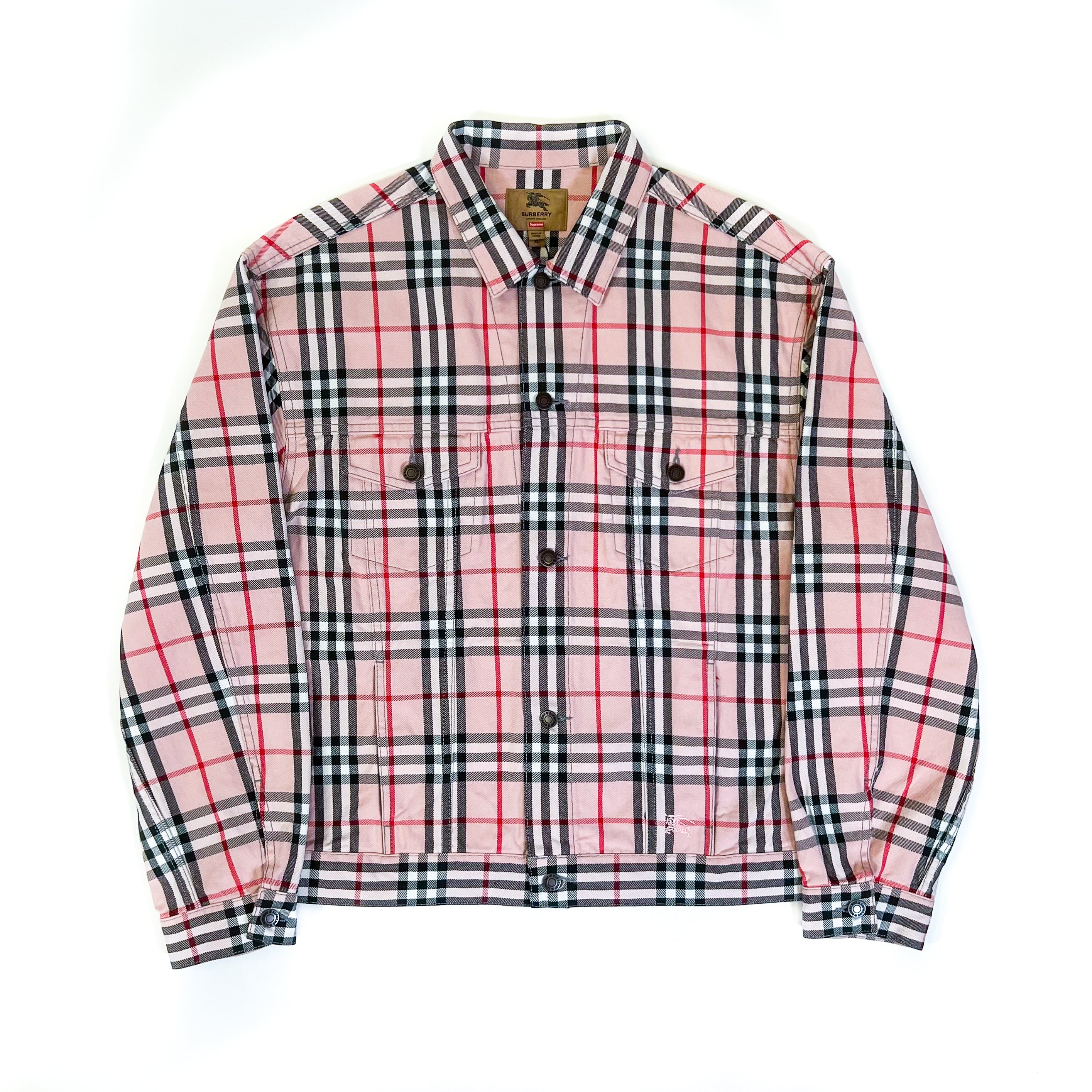 Supreme x Burberry Denim Trucker Jacket