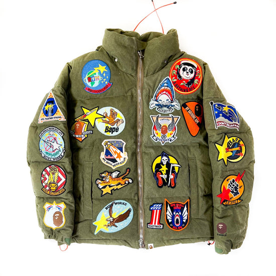 Bape x Readymade Tiger Shark Down Jacket - supergl0rious