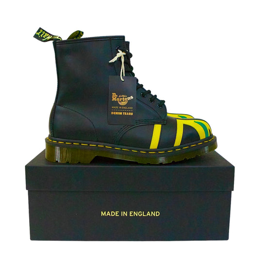 DENIM TEARS X Doc Marten 1460 LEATHER LACE UP BOOT - supergl0rious