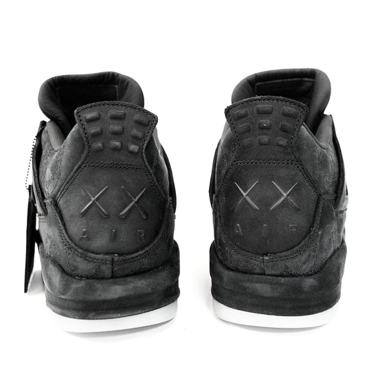 Kaws x Jordan Retro 4 Black - supergl0rious