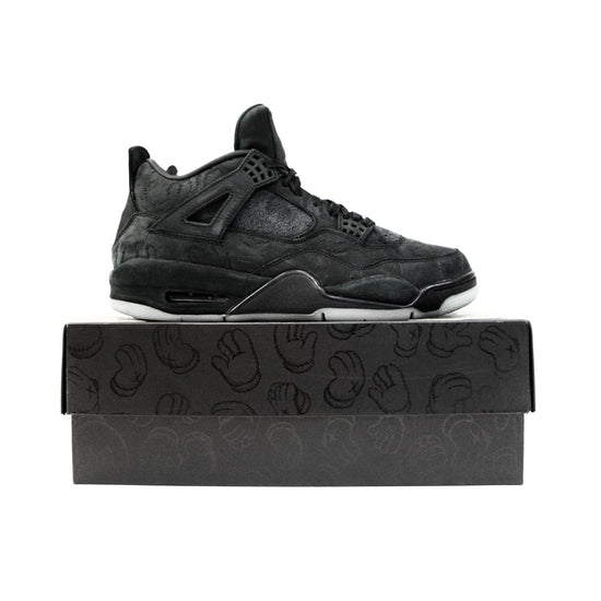 Kaws x Jordan Retro 4 Black - supergl0rious