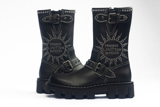 Louis Vuitton Checkered Mid Boot - supergl0rious
