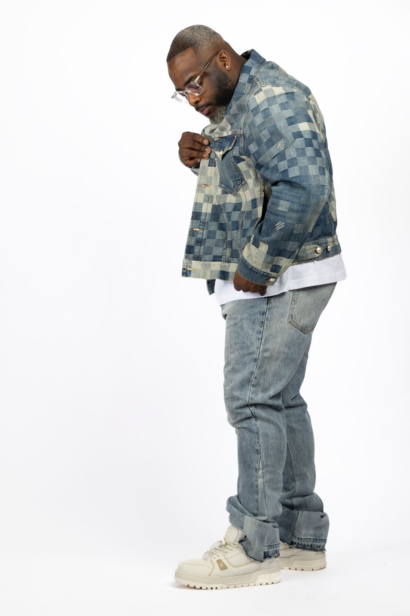 Louis Vuitton Digital Denim Jacket - supergl0rious