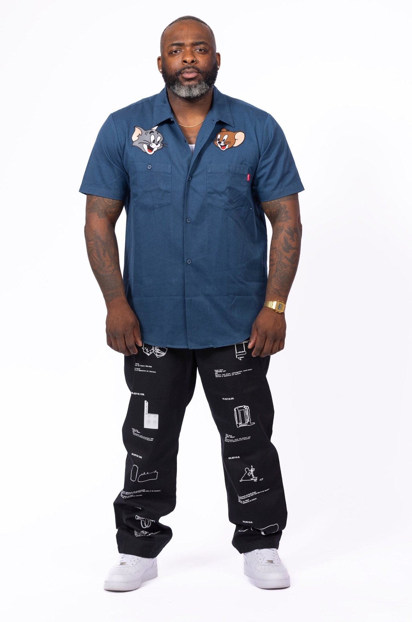 Tom & Jerry Button Up - supergl0rious