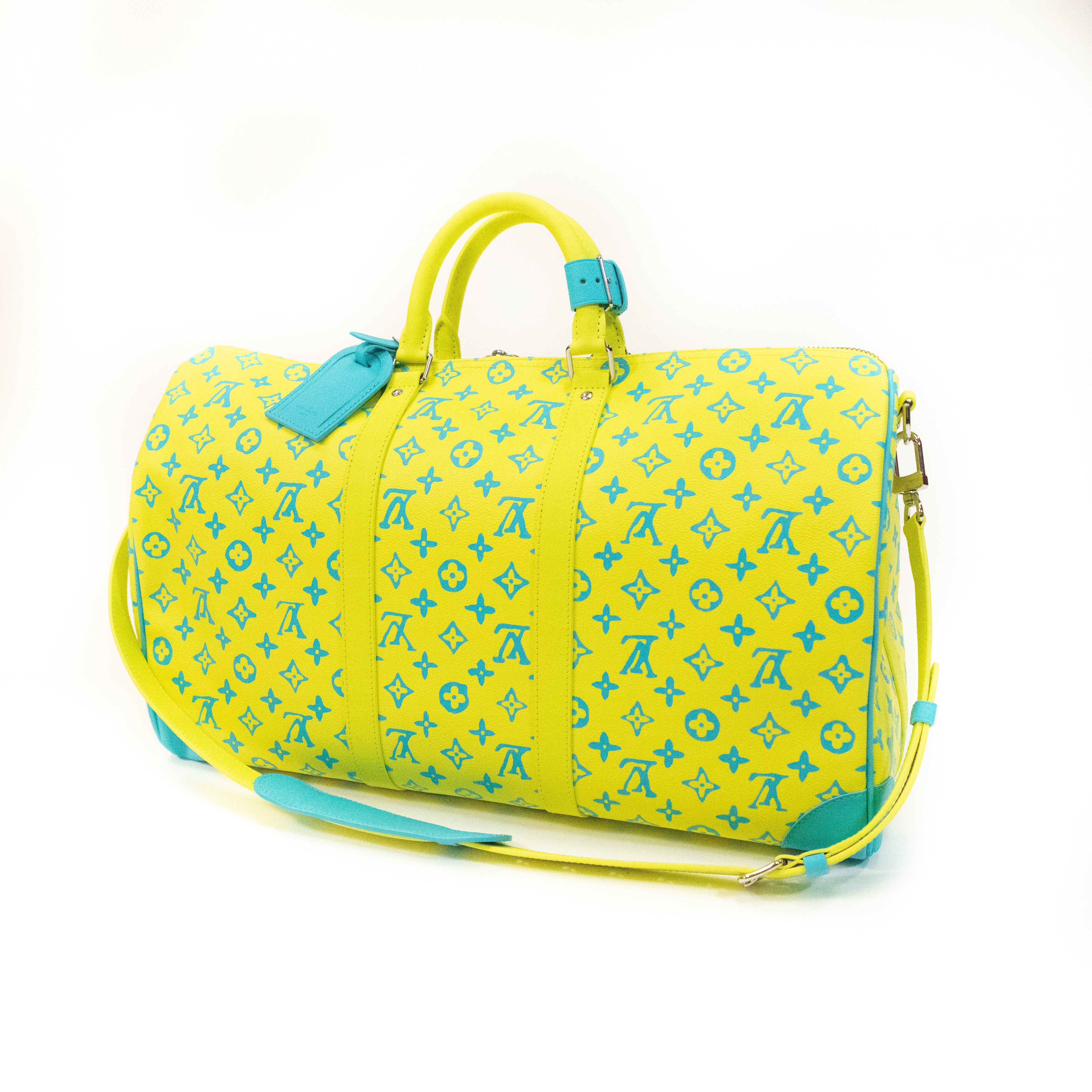 Louis Vuitton Monogram Playground Keepall Bandouliere 50 with Strap