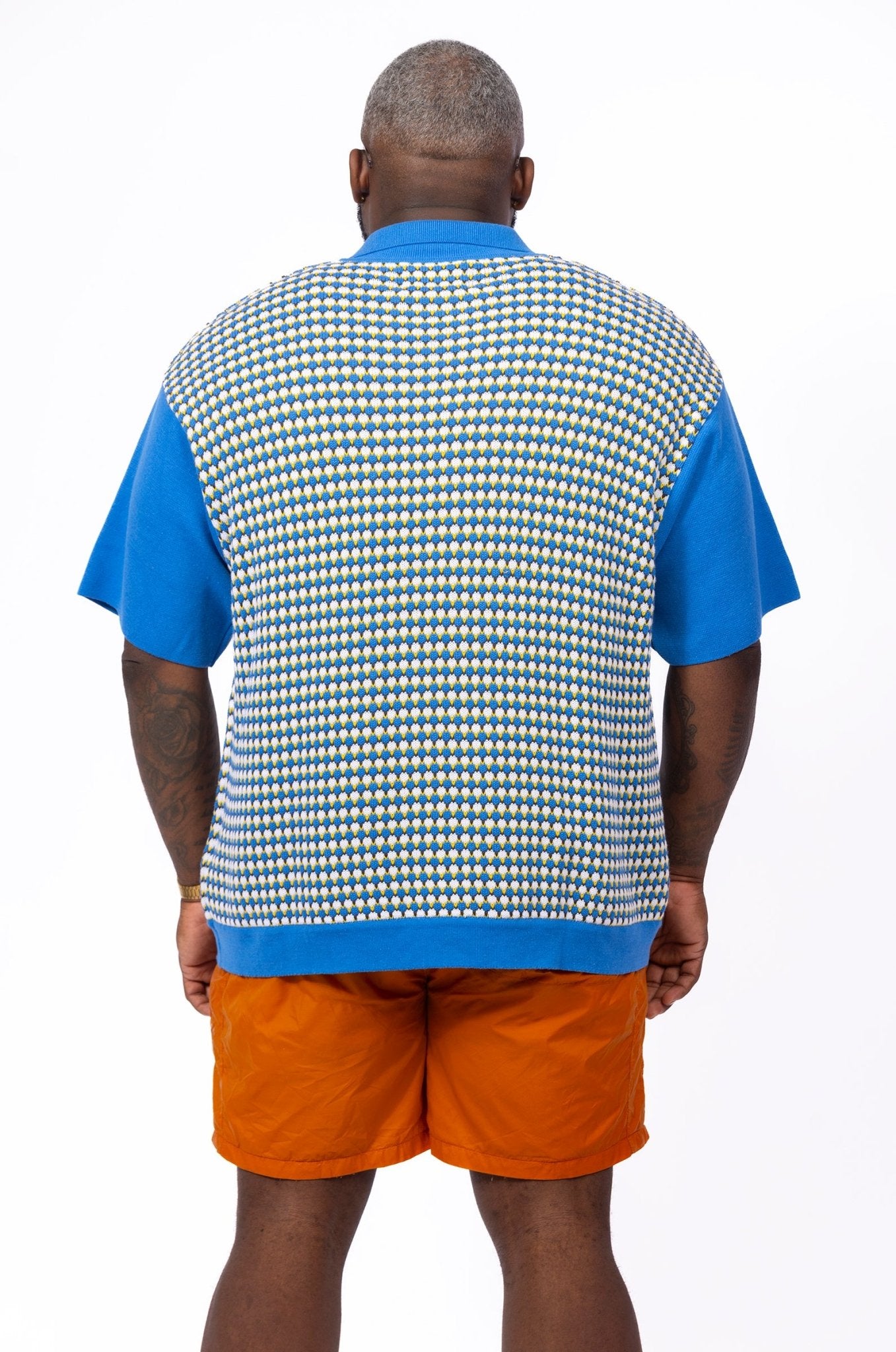 Knit Crochet Short Sleeve Button Down by AWAKE - supergl0rious