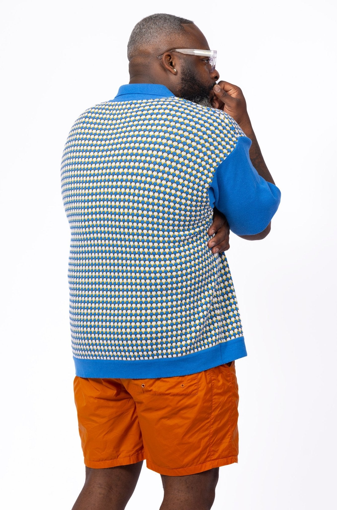 Knit Crochet Short Sleeve Button Down by AWAKE - supergl0rious