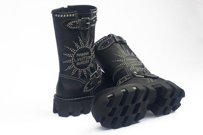 Louis Vuitton Checkered Mid Boot - supergl0rious