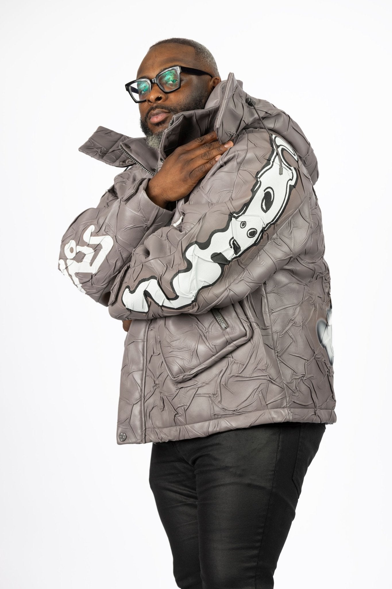 Louis Vuitton Compressed Leather Blouson Jacket - supergl0rious
