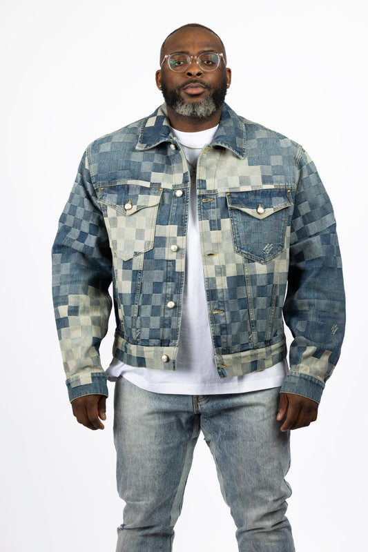Louis Vuitton Digital Denim Jacket - supergl0rious