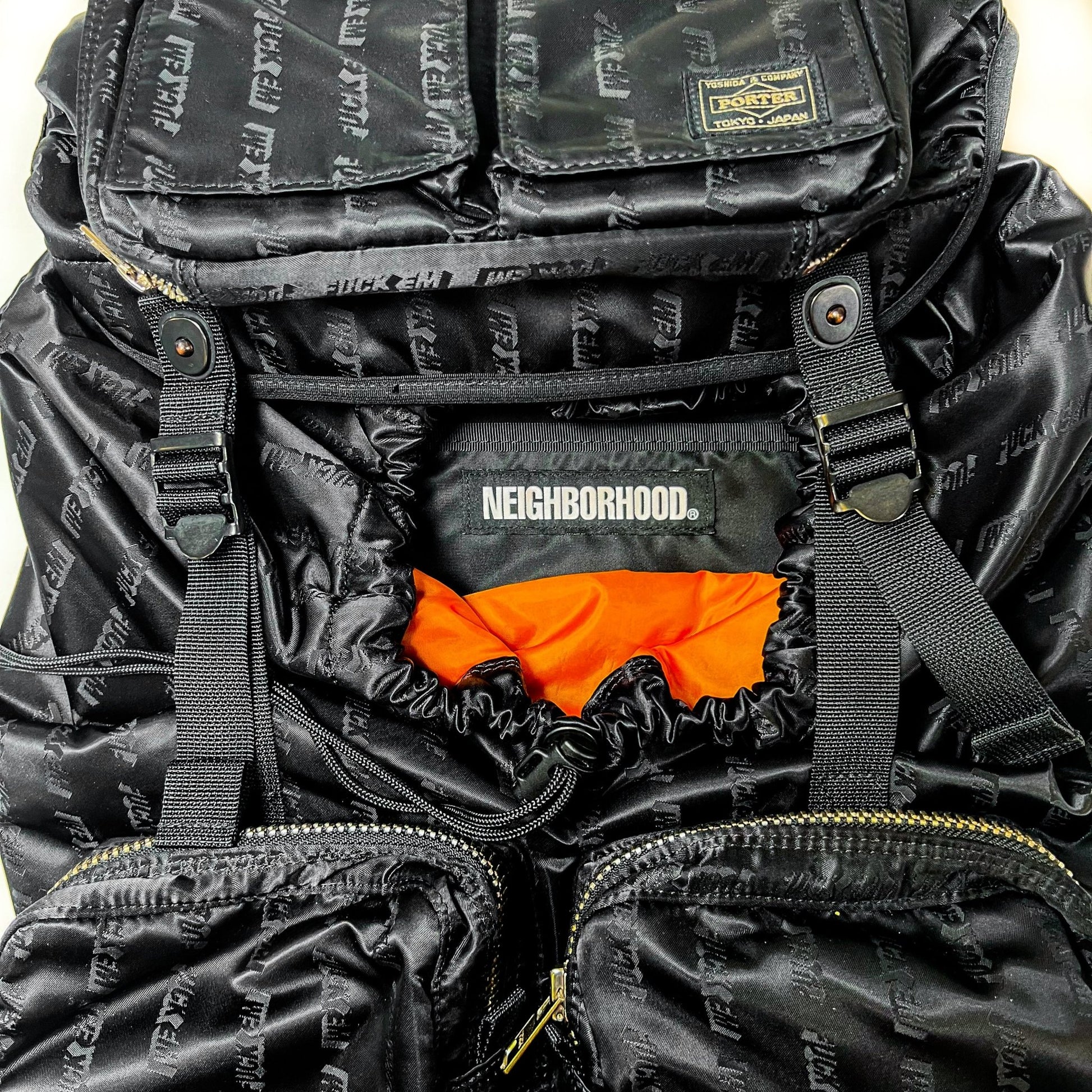 Neighborhood x Porter Yoshida ‘F**k Em’ Backpack - supergl0rious