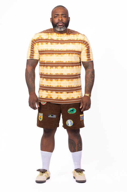 Palace Bleached Striped Tee - supergl0rious
