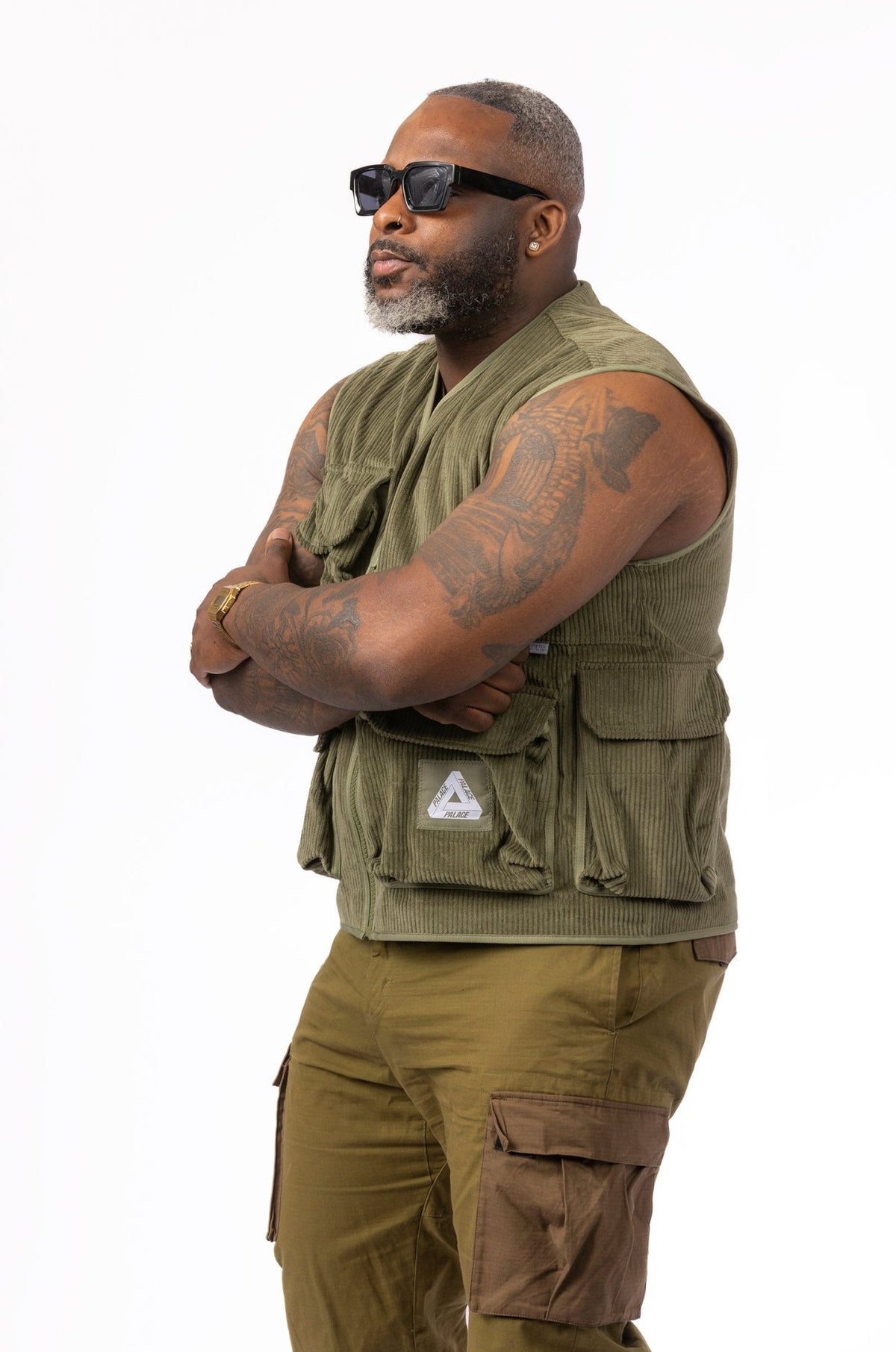 Palace Gore-Tex Infinium Corduroy Vest AW21 Utility Vest 