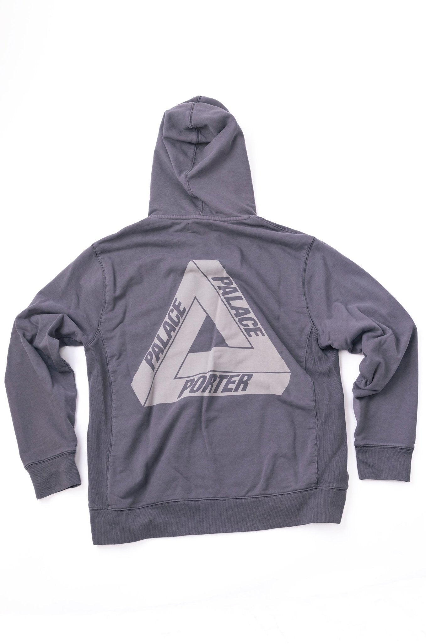 【Palace】 Palace x Porter Tri-Ferg Hoodie Gray Palace Porter Pull Over Hoodie – supergl0rious
