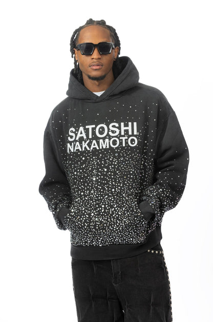 Satoshi Nakamoto Shattered Glass Hoodie - supergl0rious
