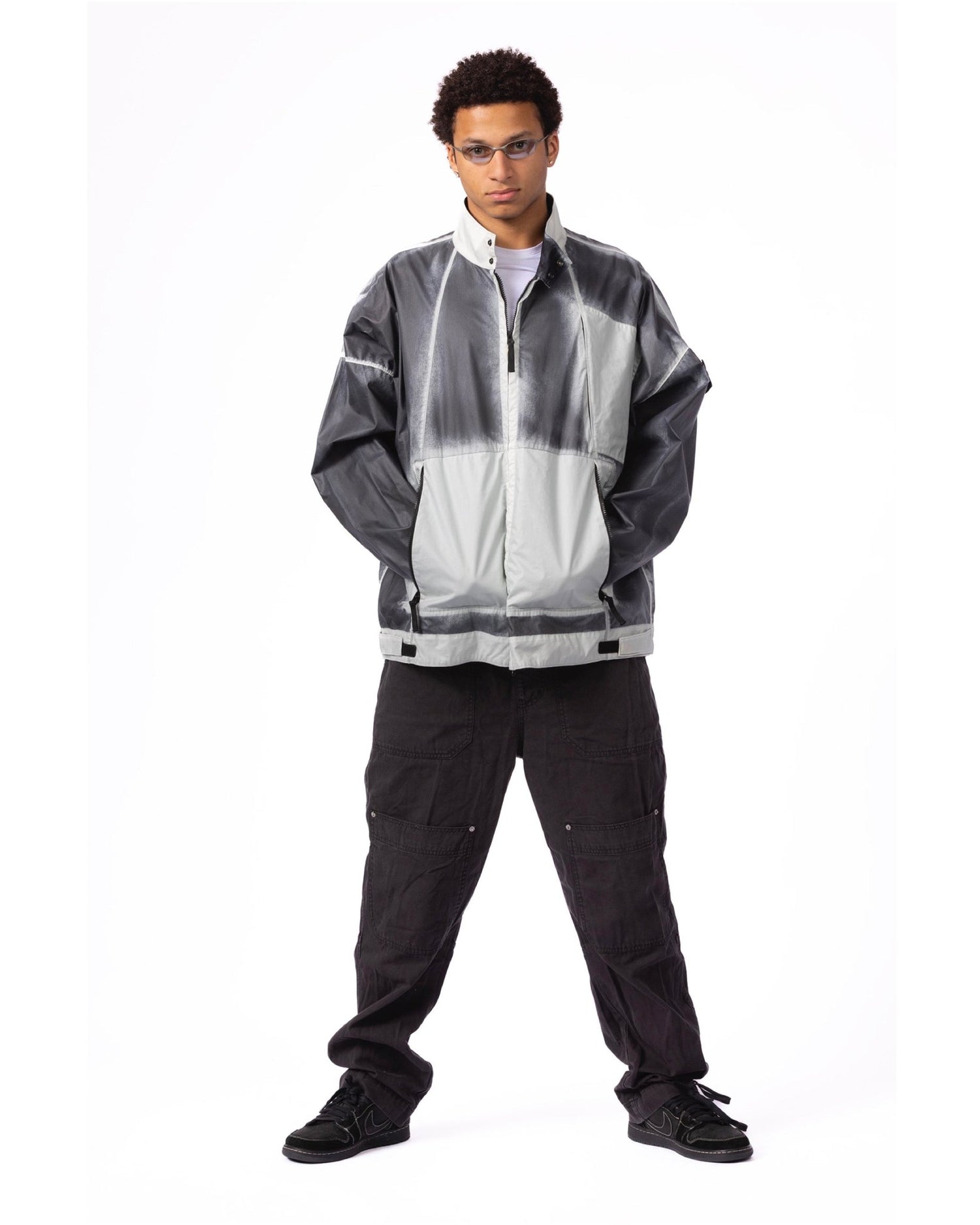 Stone Island Gray Mussola Gommata - TC Jacket – SS23 - supergl0rious
