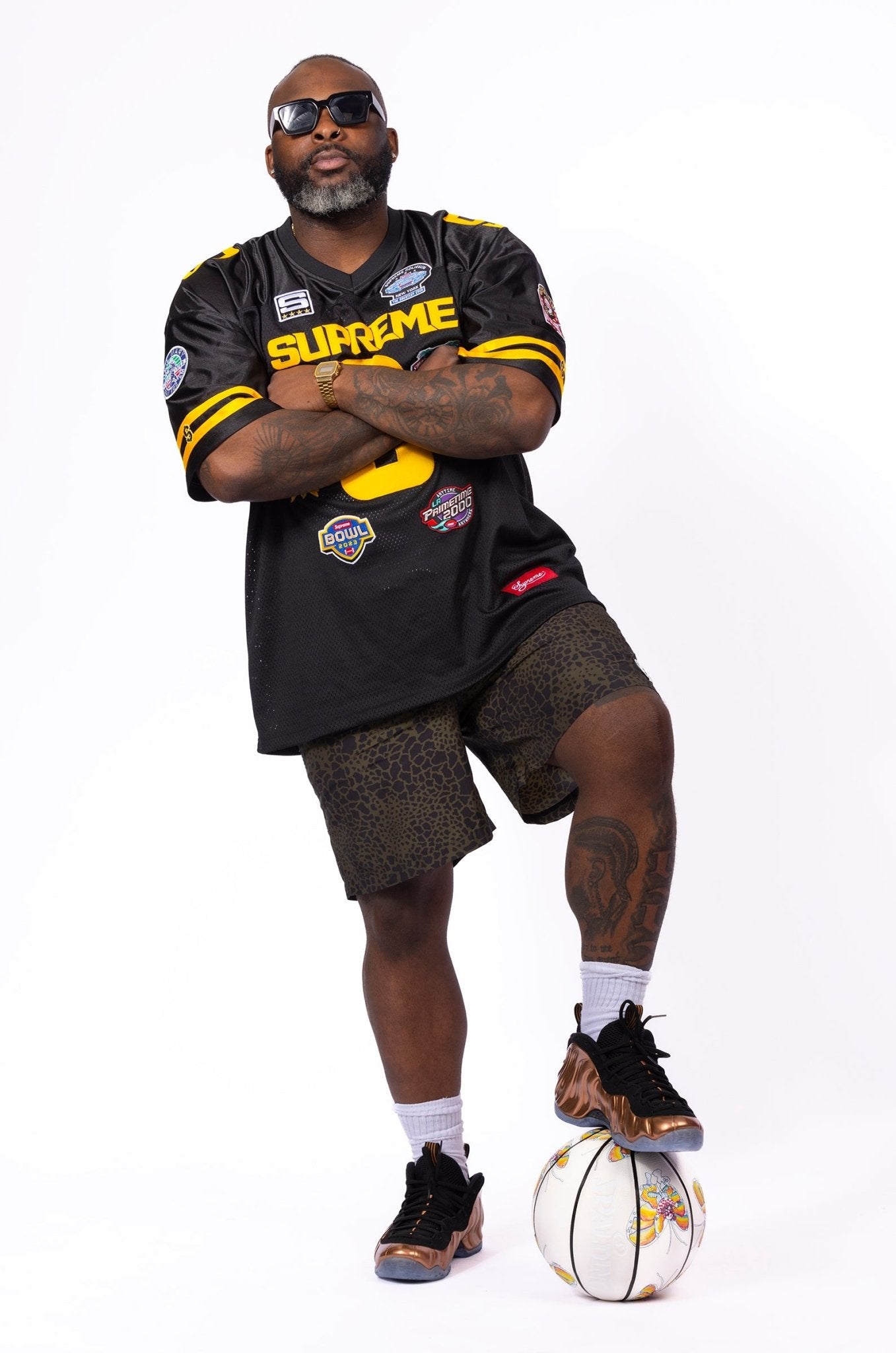 Supreme Championships Embroidered Football Jersey - supergl0rious