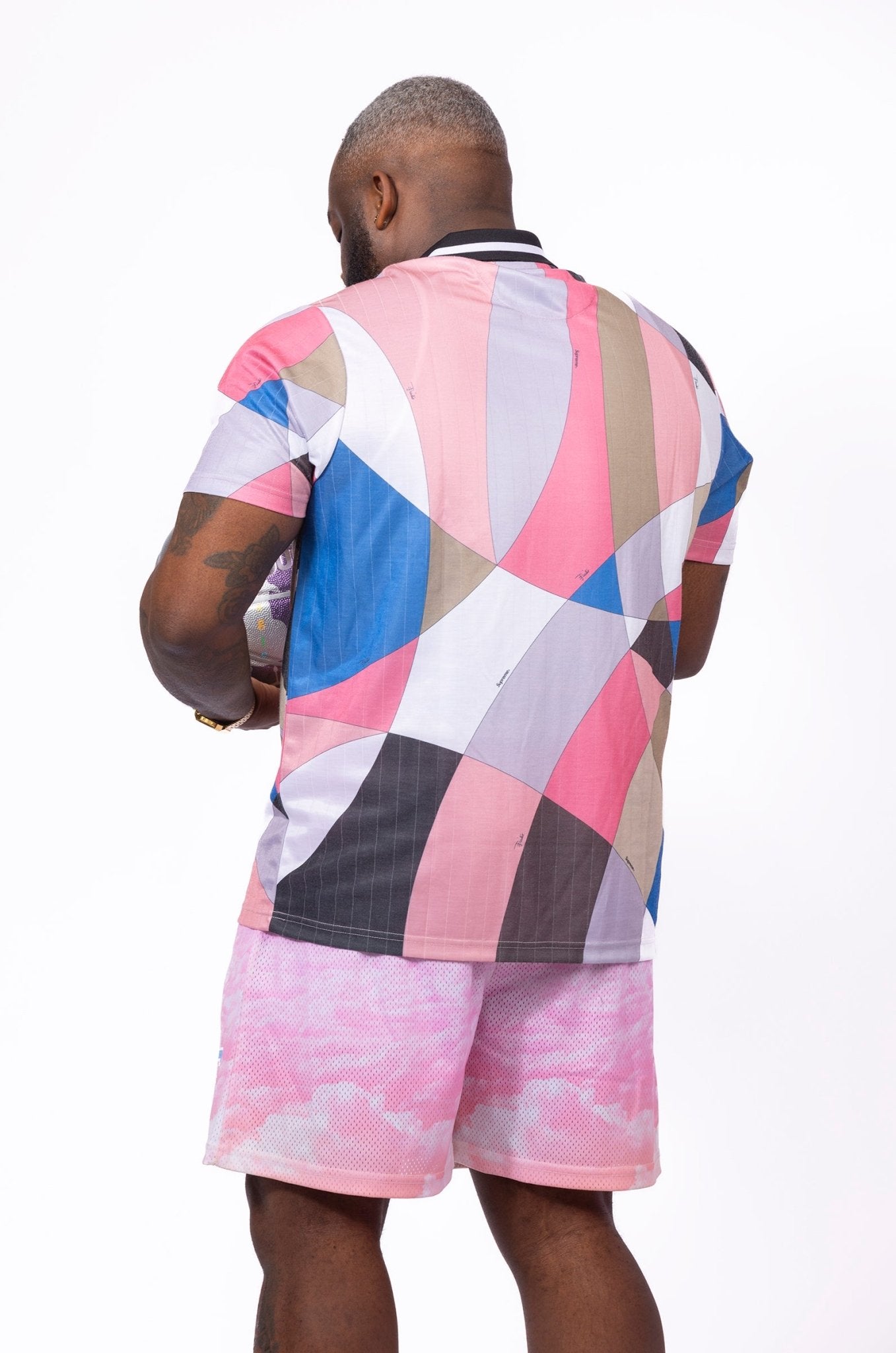 Supreme Emilio Pucci Soccer Jersey - supergl0rious