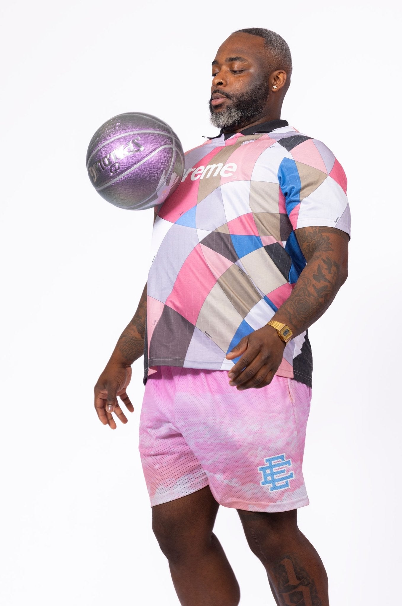 Supreme Emilio Pucci Soccer Jersey - supergl0rious