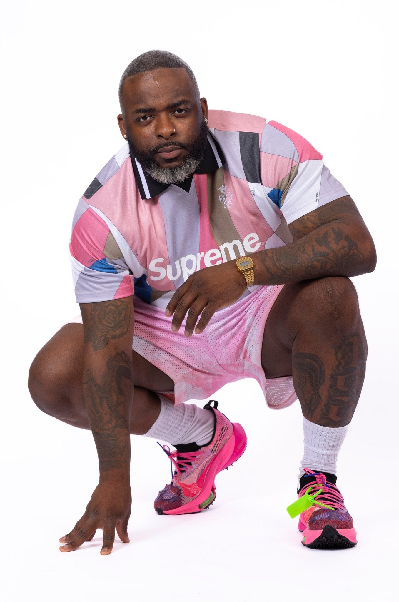Supreme Emilio Pucci Soccer Jersey - supergl0rious
