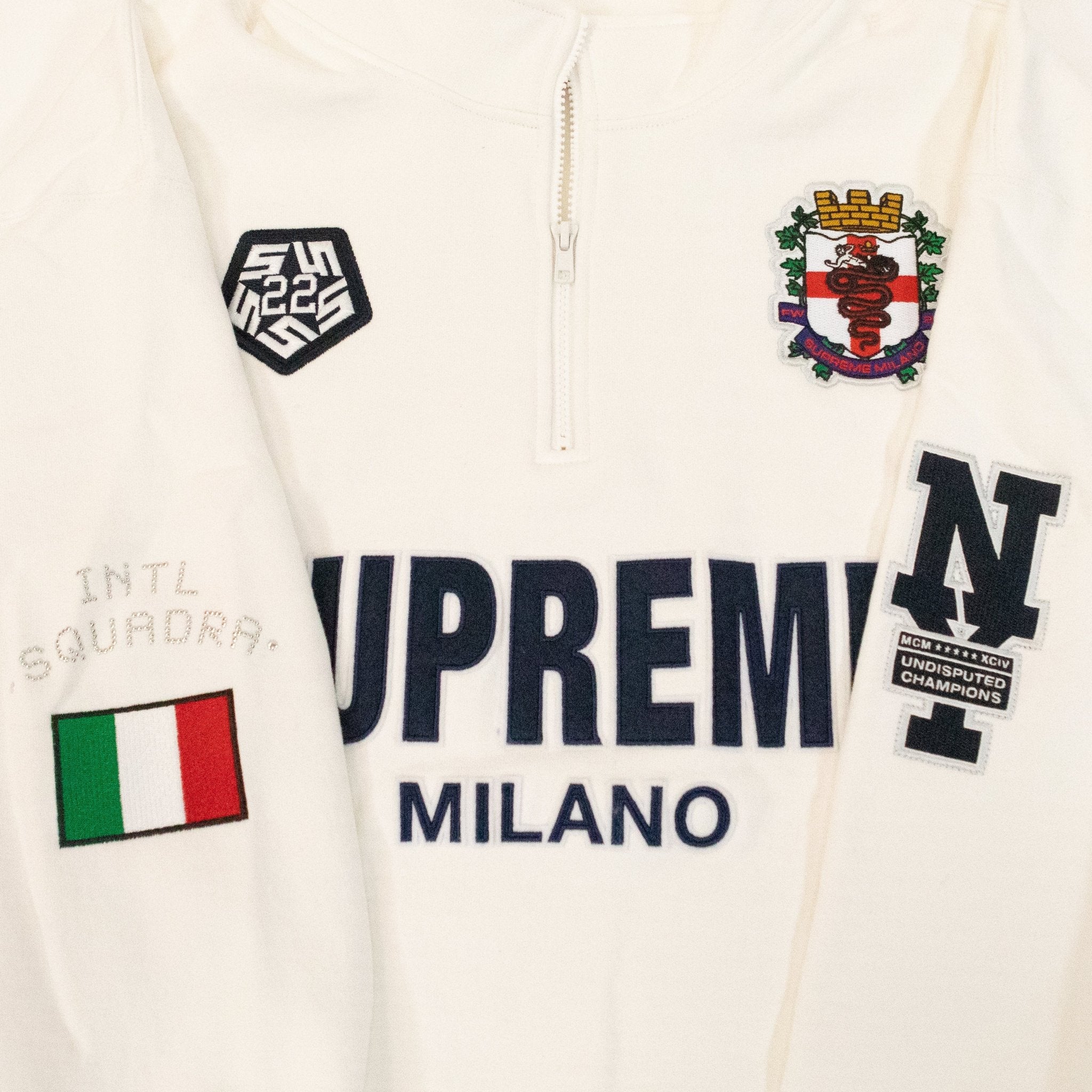 Supreme Milano Half Zip Pullover (FW22) - $168
