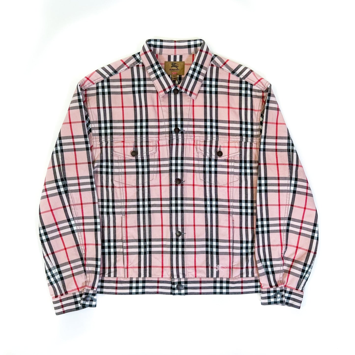 Supreme x Burberry Denim Trucker Jacket - supergl0rious