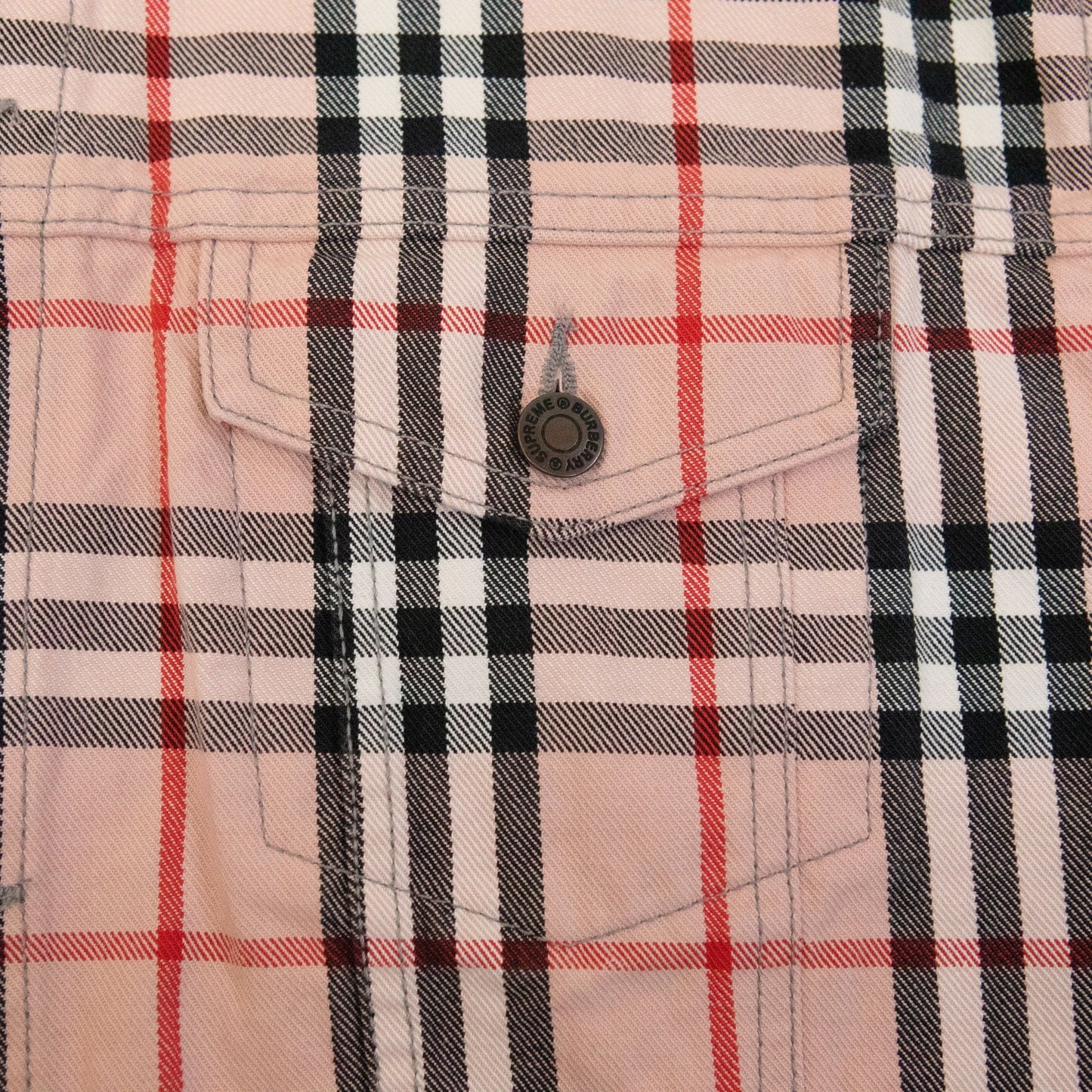 Supreme x Burberry Denim Trucker Jacket - supergl0rious