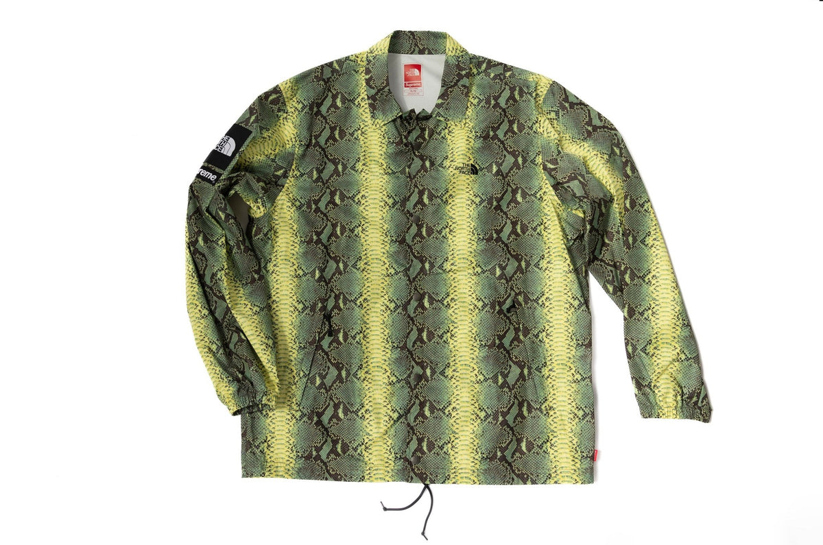 Supreme x The North Face Snakeskin Taped Seam Coaches Jacket 