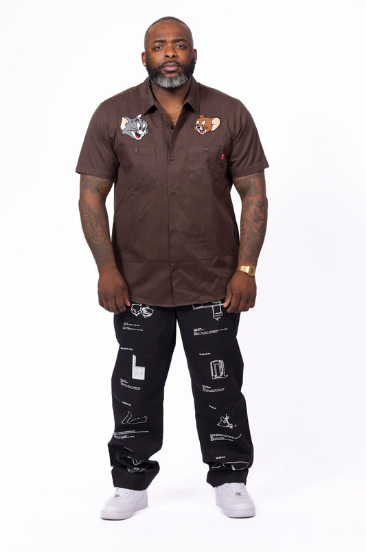 Tom & Jerry Button Up - supergl0rious